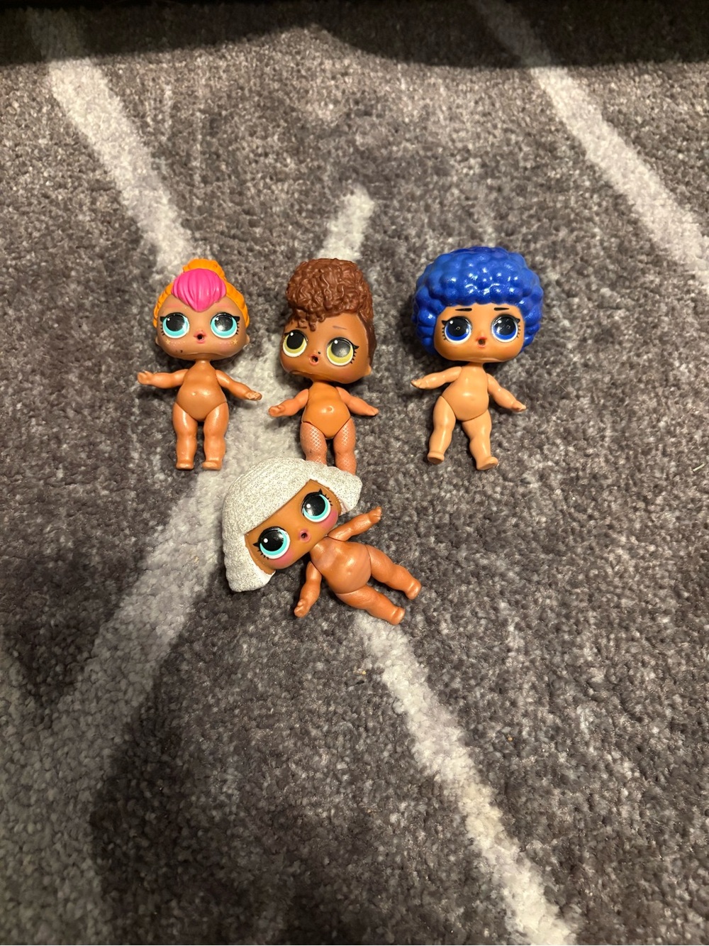 L.O.L. Surprise! Dolls with Blue, Pink, Brown, White Hair